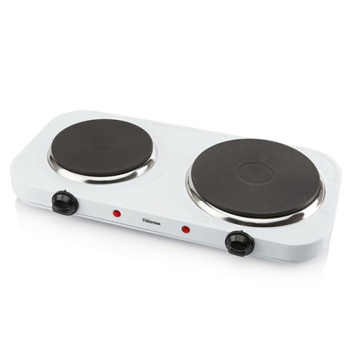 COCINA ELECTRICA DOBLE CON TERMOSTATO Y QUEMADOR