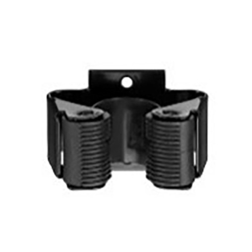 COLGADOR ADH ESCOBAS NEGRO MATE BL2 - 100X40X120