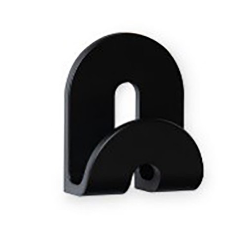 COLGADOR ADH CALMA NEGRO - 100X40X120