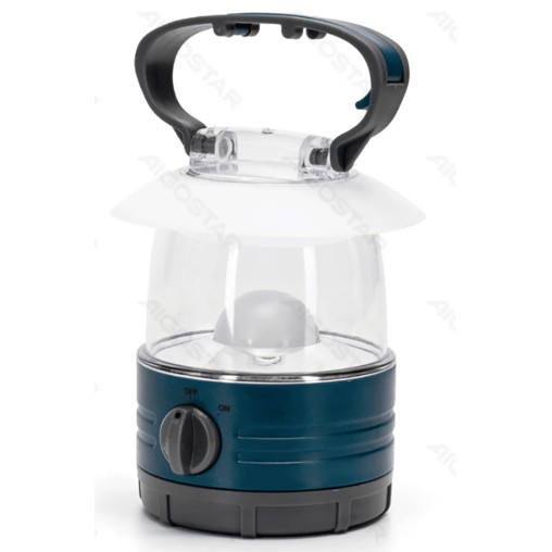 LAMPARA CAMPING AZUL 55LM 4 PILAS AA