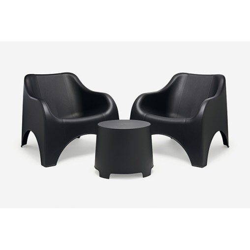 CONJUNTO RESINA CLOUD ANTRACITA