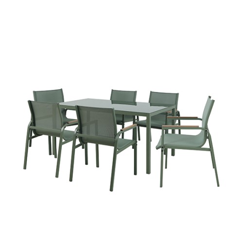 CONJUNTO ACERO VERDE GUINEA