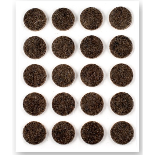  FIELTRO ADHESIVO MARRON BL20