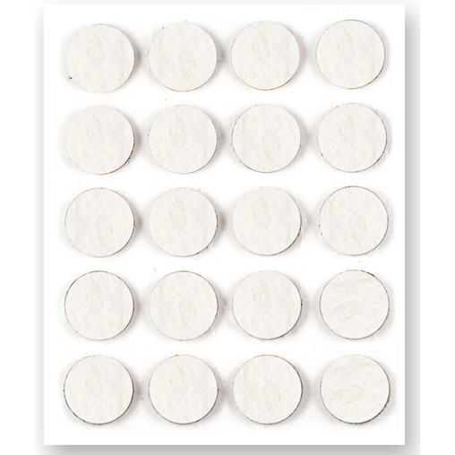 FIELTRO ADHESIVO BLANCO BL15 - 22 MM