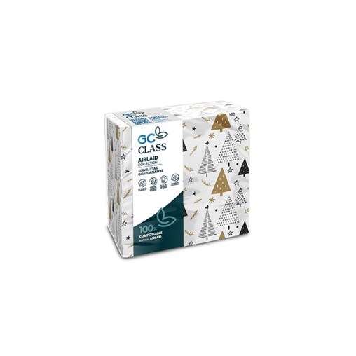 SERVILLETAS XMAS TREE 50U