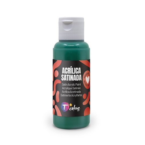 PINTURA MANUALIDADES ACRILICA VERDE OSC SAT