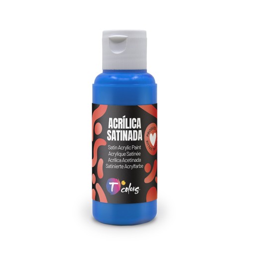 PINTURA MANUALIDADES ACRILICA CIAN SAT