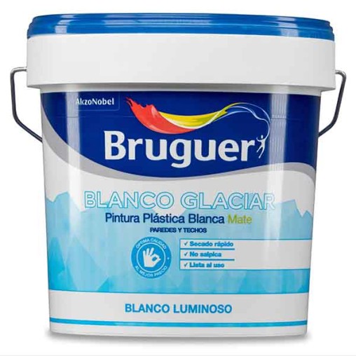 PINTURA PLASTICA BLANCO MATE GLACIAR