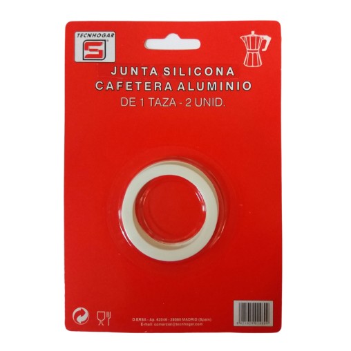 JUNTA ARANDELA SILICONA CAFETERA 2 U. - 6 TZ