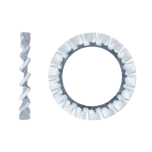 DIN 6798A - ARANDELA DENTADA EXT CINCADO 08 ( 250 u.)