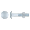 DIN 603/934 - TORNILLO + TUERCA. ZINC 05X025 ( 500 u.)