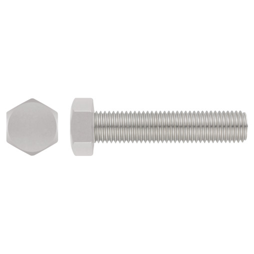 CV - DIN933 A2 TORNILLO MÉTRICO HEXAG.INOX A2 08X060 ( 8 u.)