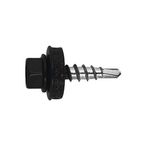 FS - TOR. CUBIERTA METAL-MADERA "FARMER SCREW" 4,8X035,0-9011 ( 250 u.)