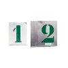 NUMEROS ROTULAR ALUMINIO JGO - 150 MM
