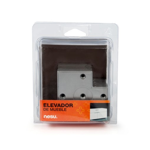 PATA ELEVAD MUEBLE PACK/4 15MM - 80X80 MM