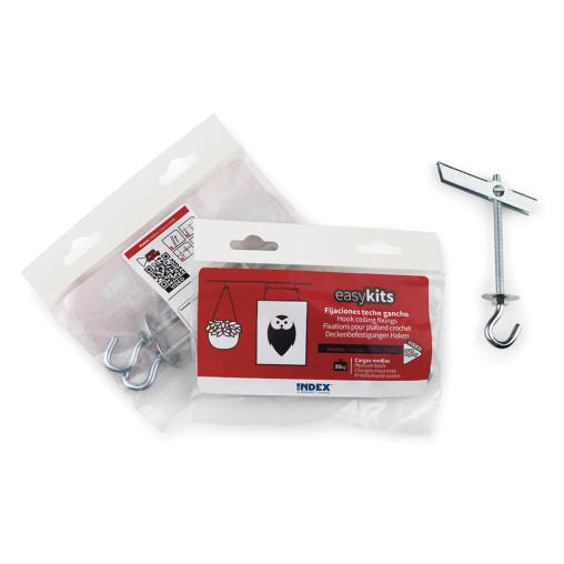 EASYKIT FIJACIONES TECHO GANCHO - HUECO EKHUEFTG ( 12 u.)