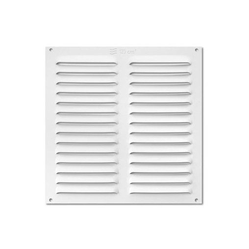 REJILLA LACADA BLANCA BLISTER - 20X20 CM