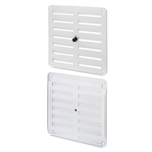 REJILLA C/PERSIANA BLANCA BL - 17X17 CM