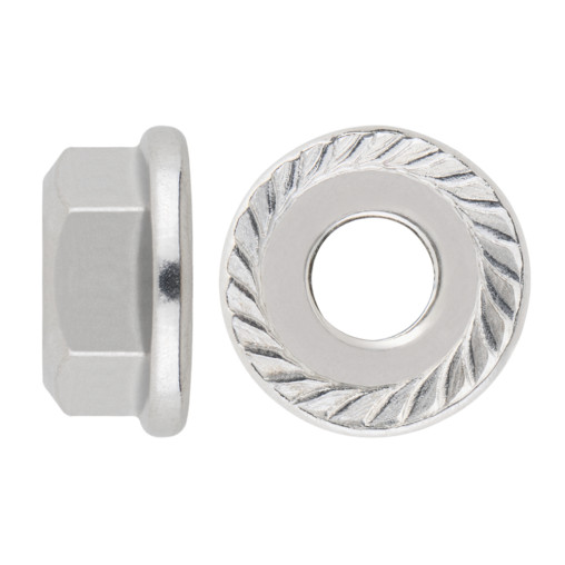 DIN-6923 A2 - TUERCA BRIDA GRAFILADA A2 M08 ( 250 u.)