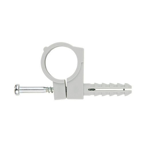 AB-MS Abrazadera multitubo + taco. Simple 16 ( 100 u.)