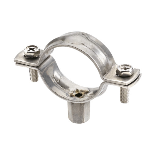 AB-RE A4 - ABRAZADERA REFORZADA M8 + M10. INOX. A4 200 ( 25 u.)