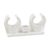 AB-ID - CLIP NYLON DOBLE + CASQUILLO LATÓN M6 14-15 ( 50 u.)