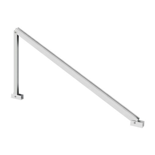 TPZ-A - TRIANGULO ABIERTO DE ALUMINIO ANODIZADO PREMONTADO 30º/1750 ( 4 u.)