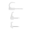 GR-NY BLANCO - GRAPILLA NYLON+CLAVO DE ACERO 100-2X4 ( 100 u.)