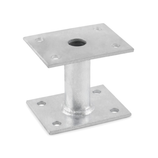 AP-PG - ANCLAJE POSTE IGUAL, GALV. CALIENTE 100X100