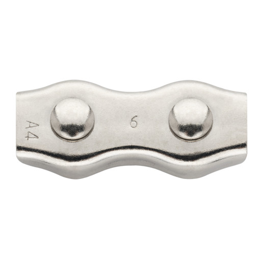 SJ-PD A4 - SUJETACABLE PLANO DOBLE INOX A4 03-04 ( 30 u.)