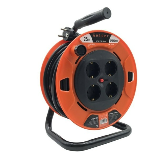 TAMBOR ENROLLADOR 25M SIN TAPAS