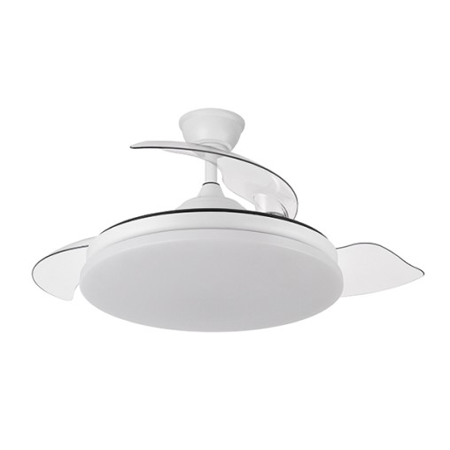 VENTILADOR TECHO CIERZO 3 ASP RETRACT BLANCO