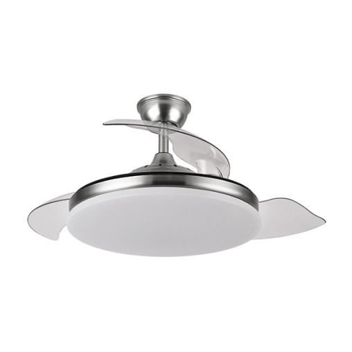 VENTILADOR TECHO CIERZO 3 ASP RETRACT PLATA