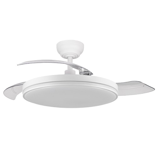 VENTILADOR TECHO MISTRAL 3 ASP RETRACT BLANCO