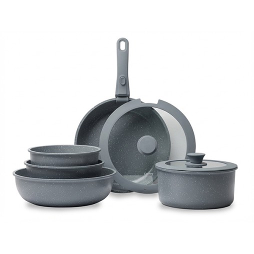 BATERIA COCINA GREY 8 PZAS.
