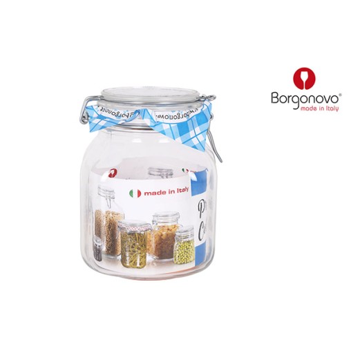 (6 u.) BOTE CRISTAL HERMETICO