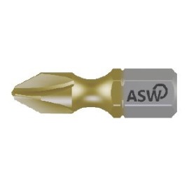 Punta PH2 25 mm ASW | Punta Philips Corta