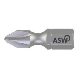 Punta PH2 25 mm ASW | Punta Philips Corta