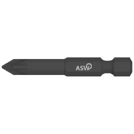 Puntas Pozidriv PZ2 x 50 mm largas torsión ASW