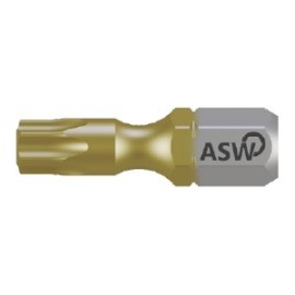 Puntas Torx TX10 x 25 mm cortas ASW profesional