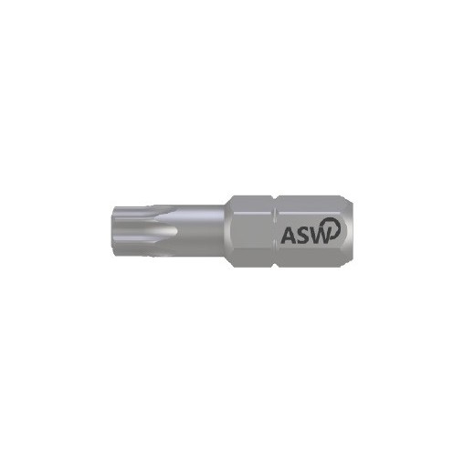 Puntas Torx TX27 x 25 mm cortas ASW profesional