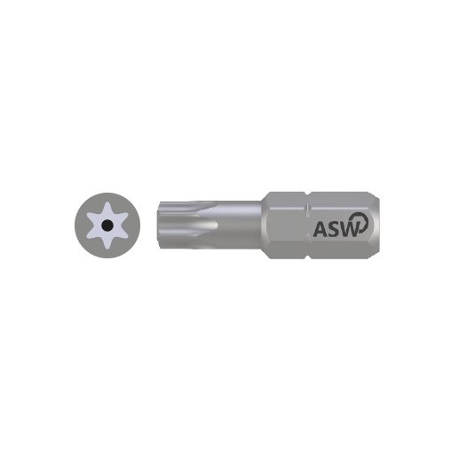 ASW Puntas Torx Seguridad TX BO 07 x 25 mm Profesional
