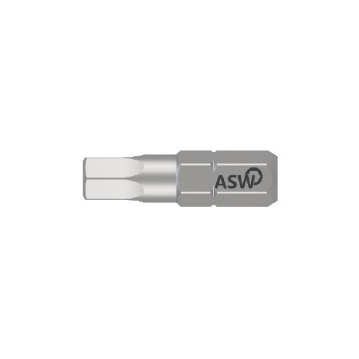 ASW Puntas Hexagonales Cortas HEX 1,5 x 25 mm Profesional