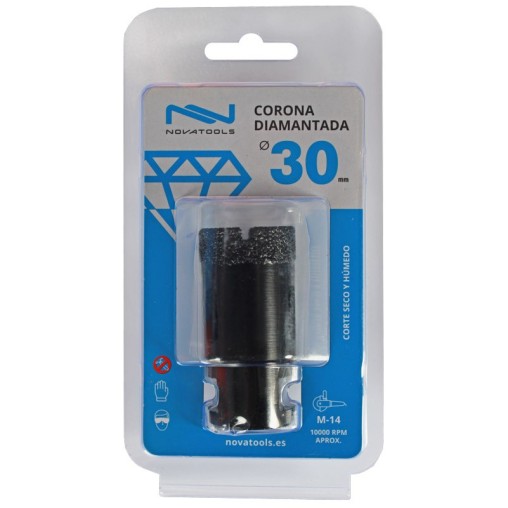 Corona diamantada M14 30 mm
