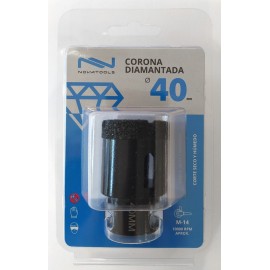 Corona diamantada M14 30 mm
