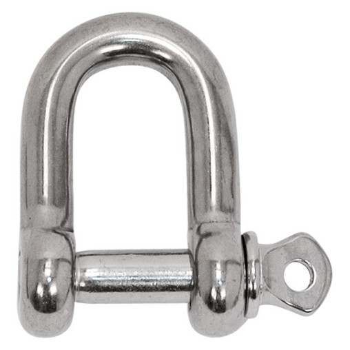 (50 u.) GRILLETE RECTO INOX
