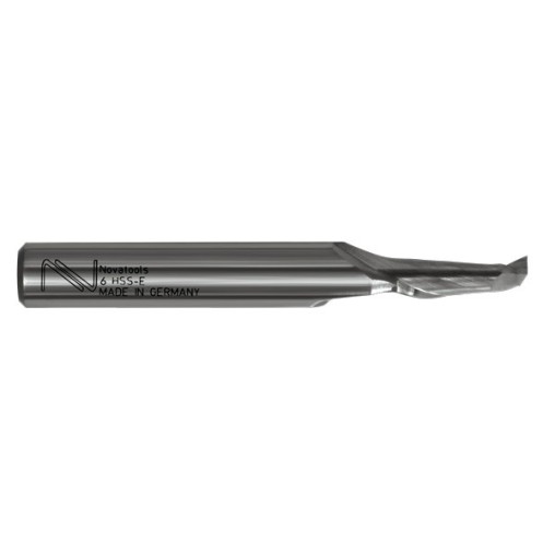 Fresa frontal 1 labio HSS-E para aluminio/PVC 3 x 60 mm