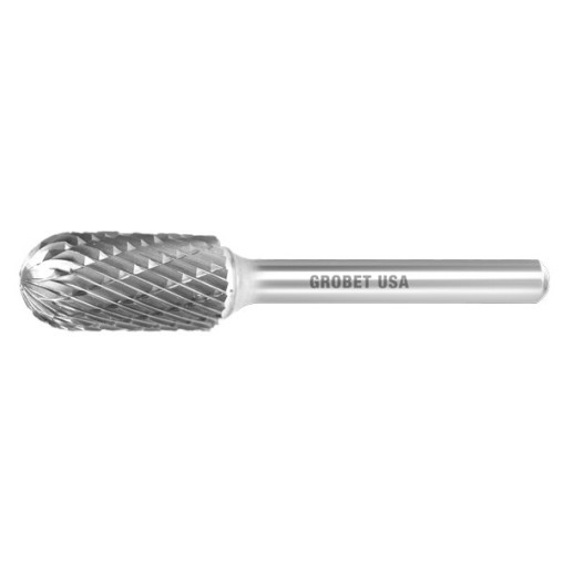 Fresa rotativa metal duro con radio para acero 3 mm