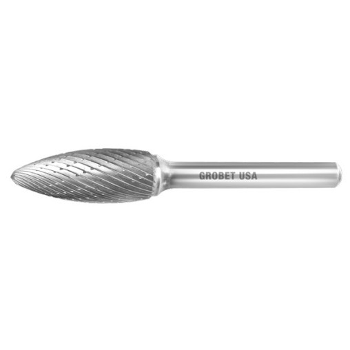 Fresa rotativa metal duro llama para acero 3 mm