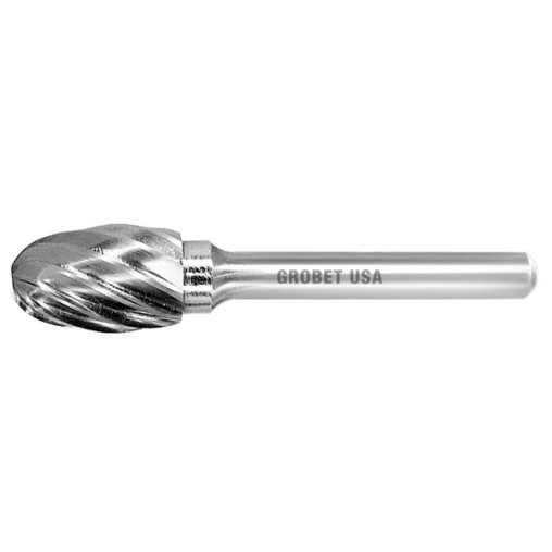 Fresa rotativa metal duro oval para aluminio 9,5 mm